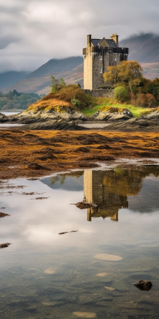 Eilean Donan Castle in het Schotse landschap