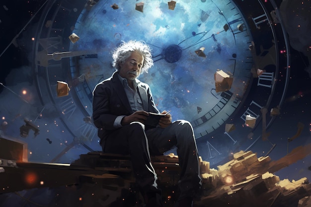 Einstein's Cosmic Ride Relativity in Surreal Brilliance