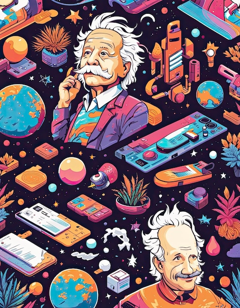 Einstein Vector illustration