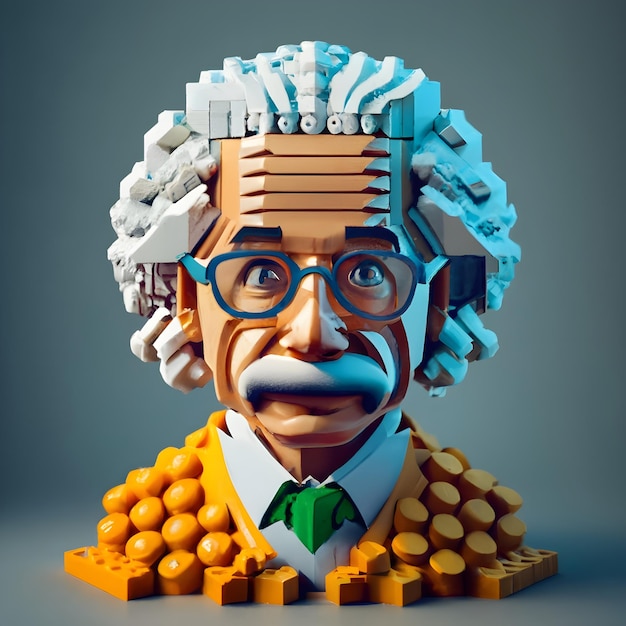 Foto einstein-vectorillustratie