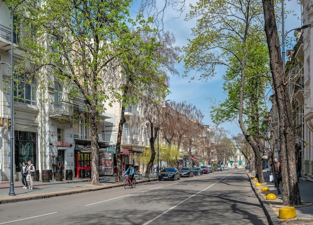 Ekaterininskaya-straat in Odessa, de Oekraïne