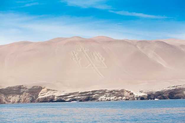 El Candelabro Ballestas-eilanden Peru Zuid-Amerika