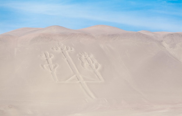 El Candelabro Ballestas-eilanden Peru Zuid-Amerika