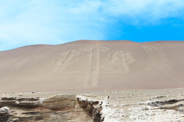 El Candelabro Ballestas-eilanden Peru Zuid-Amerika