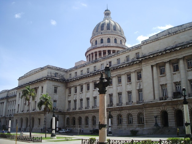 Foto el capitolio contro il cielo