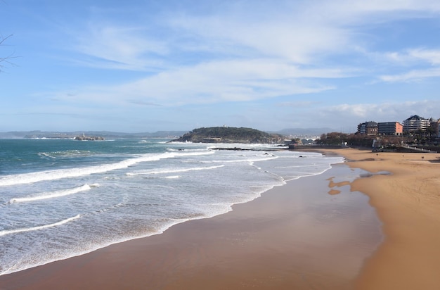 El Sardinero strand Santander Cantabrië Spanje