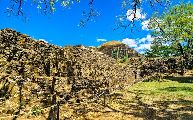 El tazumal mayan ruins near santa ana in el salvador central america