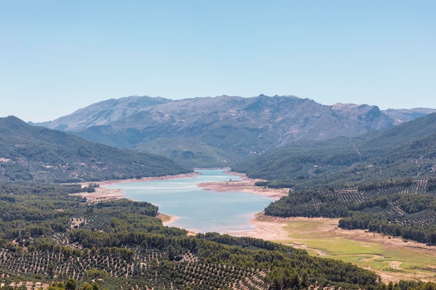 Hornos Sierra de segura Jaen Andalusia Spain의 엘 트란코 늪