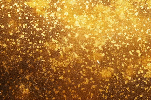 Elaborate shimmering gold dust texture