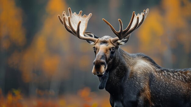 Eland in een natuurfotografie workshop schilderachtig gewei