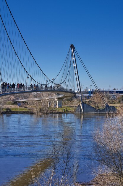 Photo at the elbe in magdeburg