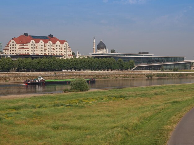 Elbe rivier in Dresden