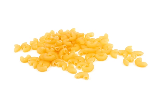 Elbow macaroni isolated