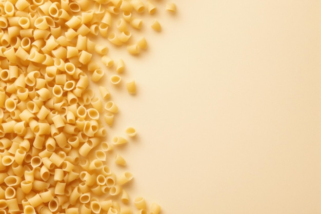 Elbow pasta mockup background Raw nutrition Generate Ai