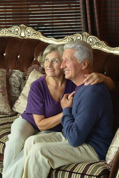 Elderly couple together