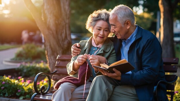 Elderly couple