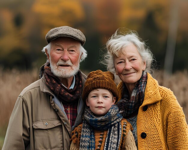 Photo elderly couple