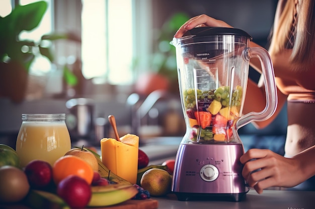 Electric blender for making fresh juice