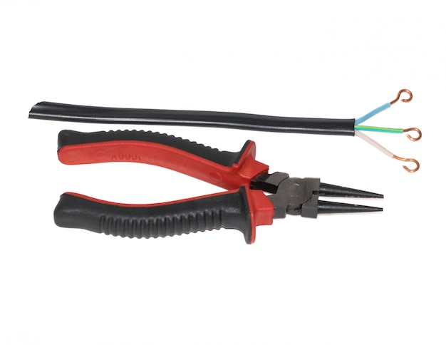 ELECTRIC CABLE and round pliers