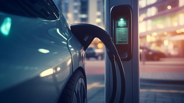 Зарядная станция для электромобилей способствует переходу к экологически чистым транспортным средствам