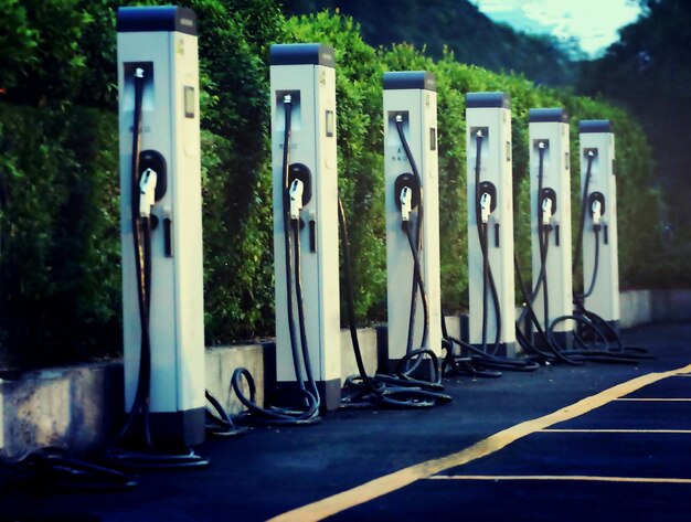 Foto stazioni di ricarica per auto elettriche