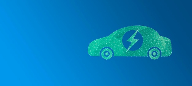 Electric car from the network