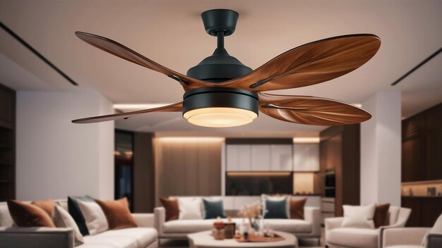 Photo electric ceiling fan decoration inteior