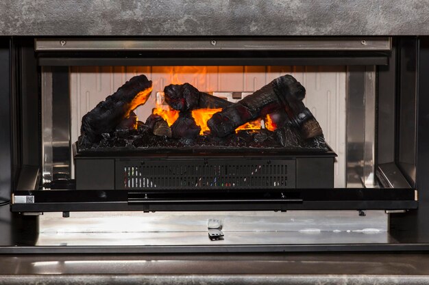 Electric fireplace Photo