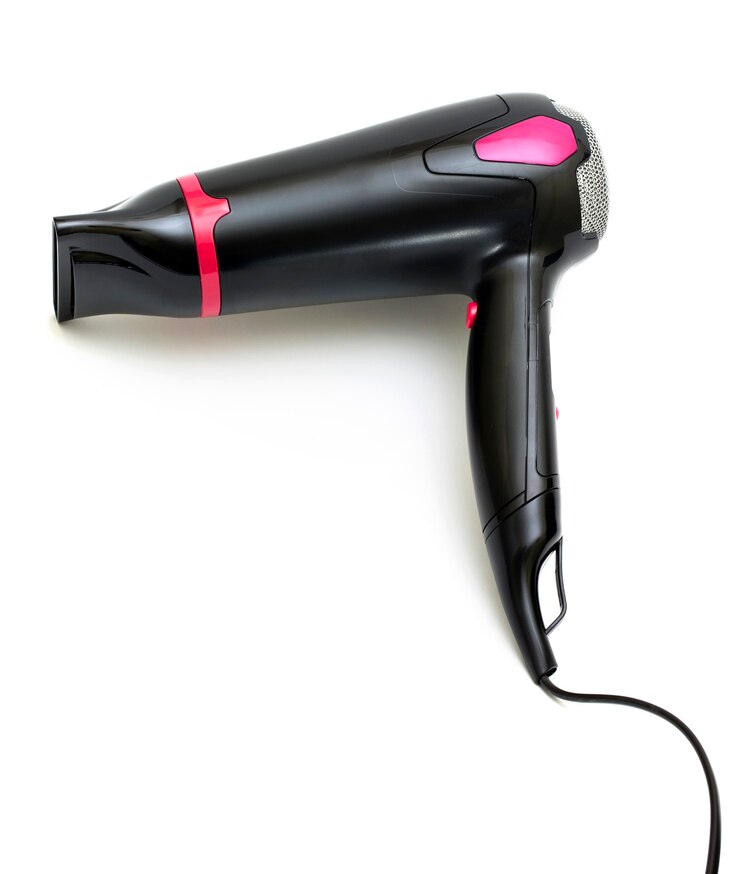白髪を乾燥させるための電気ヘアドライヤー