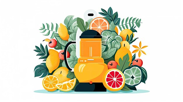 Photo electric juicer with fresh juice