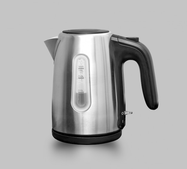 Photo electric kettle on  background