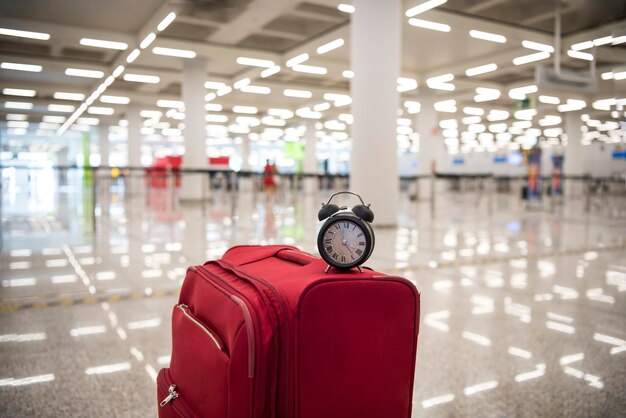 Foto lampada elettrica in aeroporto