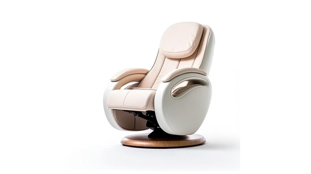 electric massage chair isolated