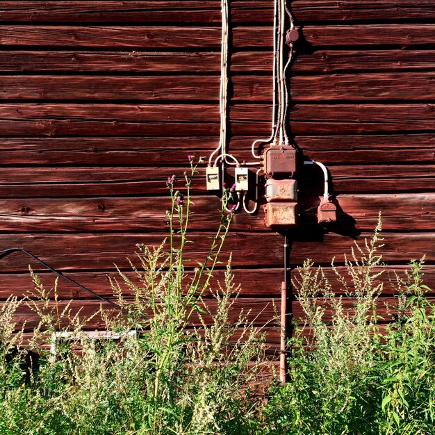 Photo electric meter on barn