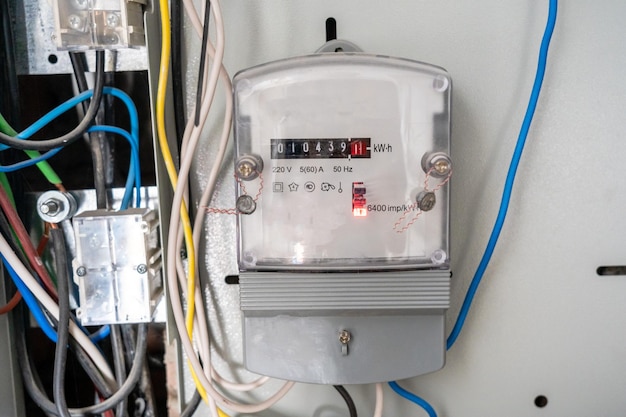 Electric meter with a lot of wires Residential Repair Bills