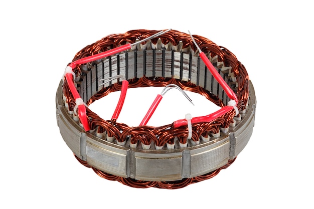 Electric motor coil