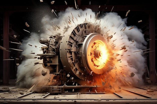 Electric Motor Explosion Capture