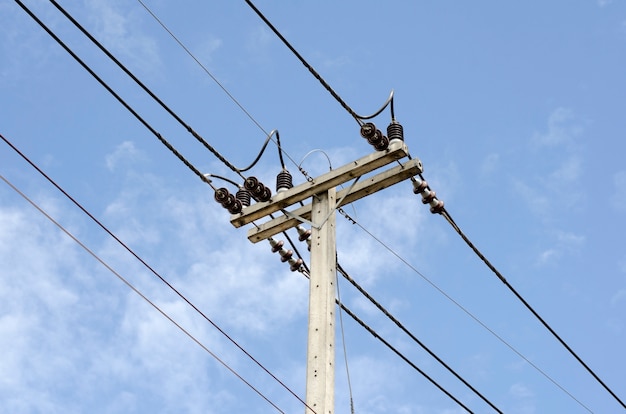 Photo electric pole