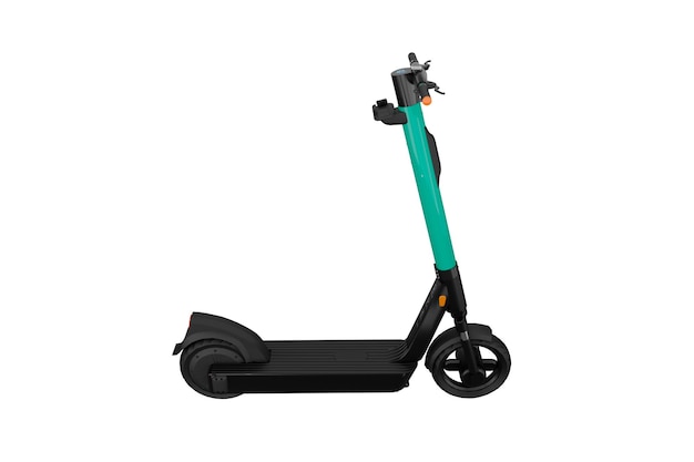 electric realistic scooter 3d rendering for transportation