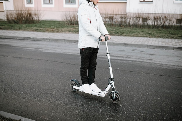 electric scooter ride in cold weather