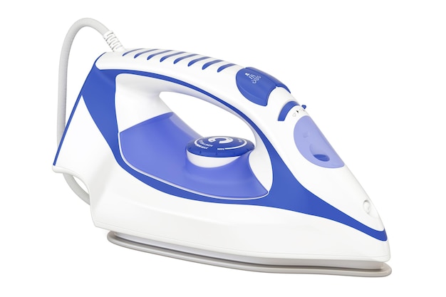 electric steam iron 3D rendering