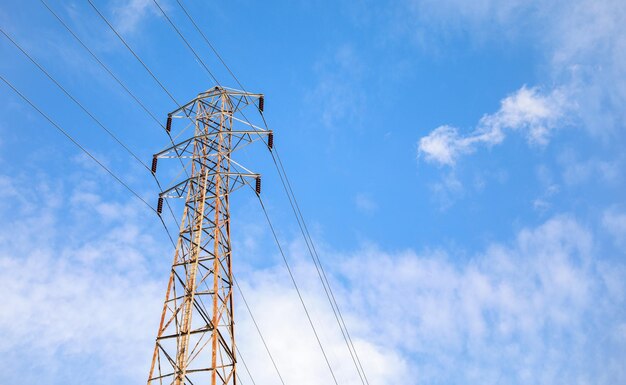 The electric tower also known as a power transmission tower represents the essential infrastructur