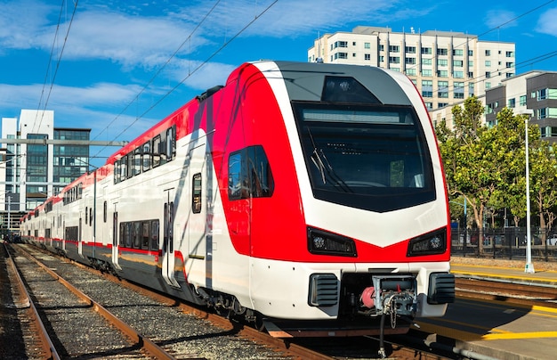 カリフォルニア州サンフランシスコ駅の電車