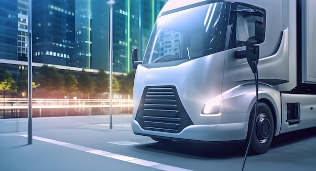 Photo electric truck autonomous truck electromobility selfdriving truck electric vehicle electric car