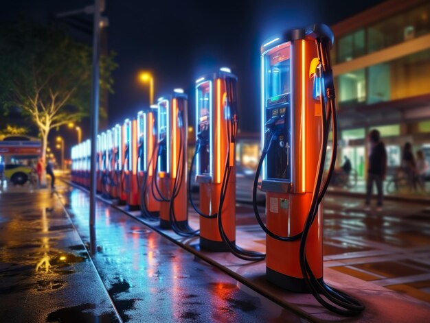 Electric vehicle chargers generative ai