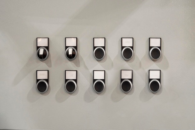 electrical control panel button board