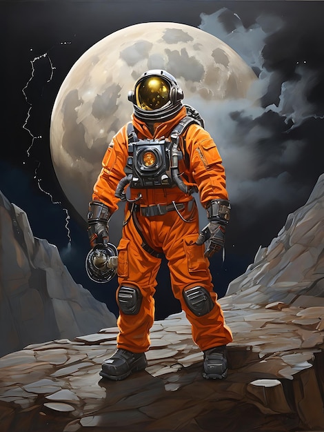 An electrifying archetypal moon miner