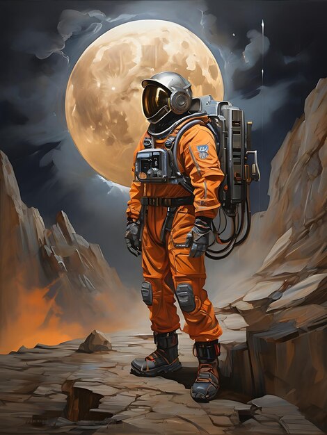 An electrifying archetypal moon miner