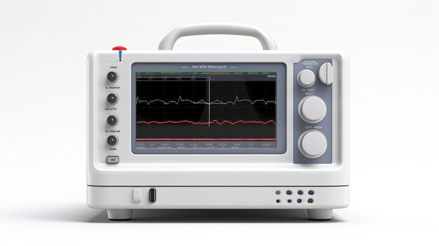 Electrocardiogram ECG Machine Records the electrical activity of the heart