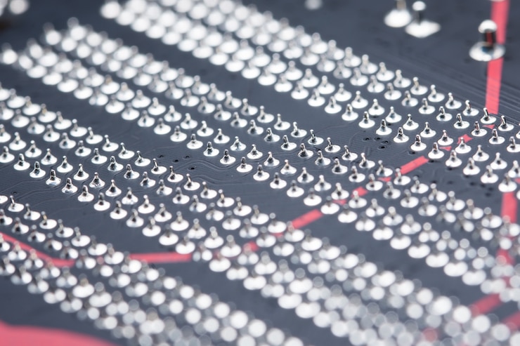 Photo electronic chip